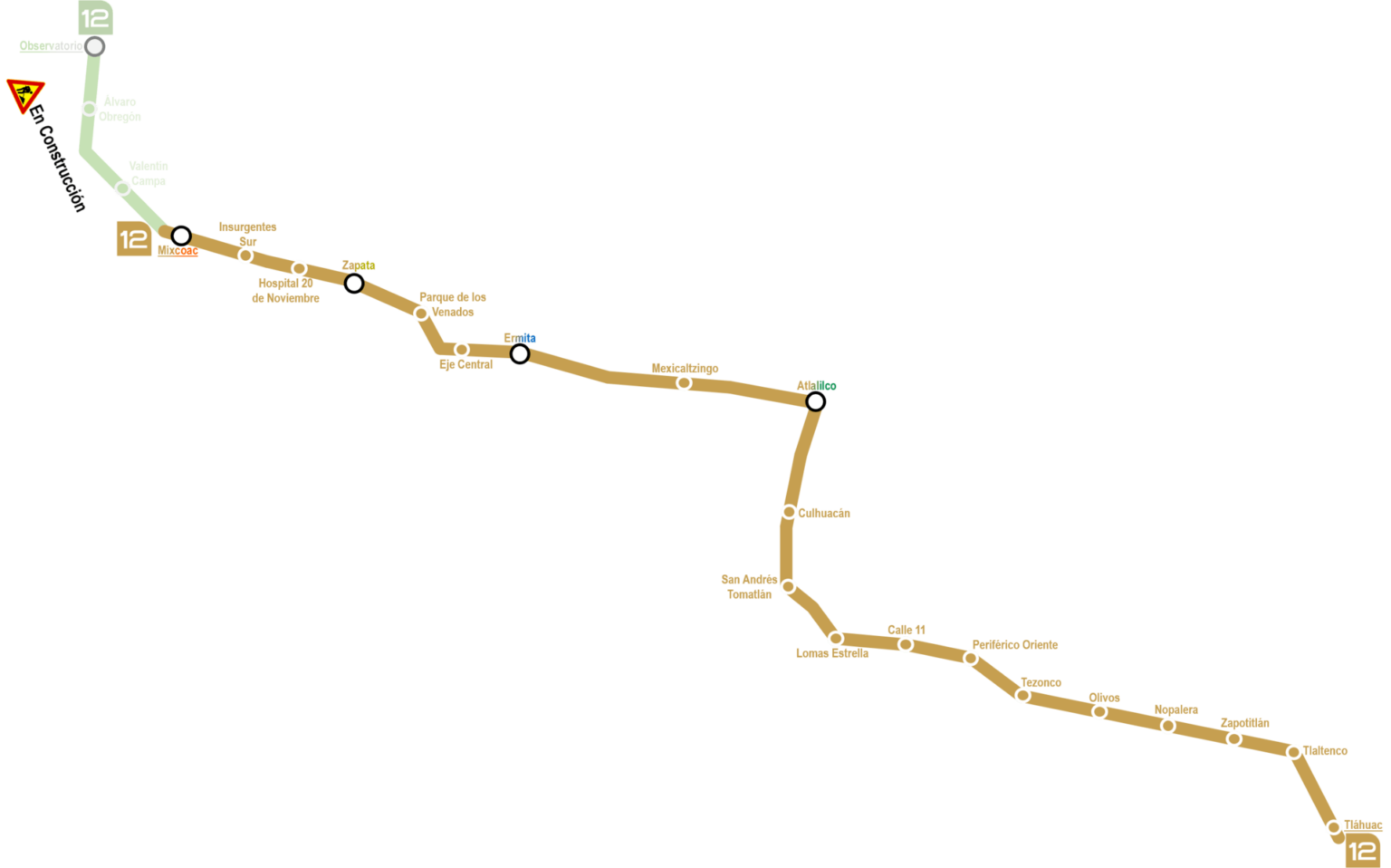 Línea 12 Del Metro Cdmx Información Línea 12 0020