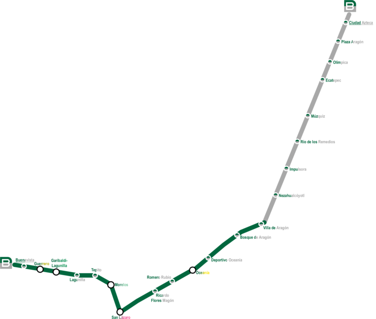 Línea B Del Metro CDMX - Información Línea B Metro