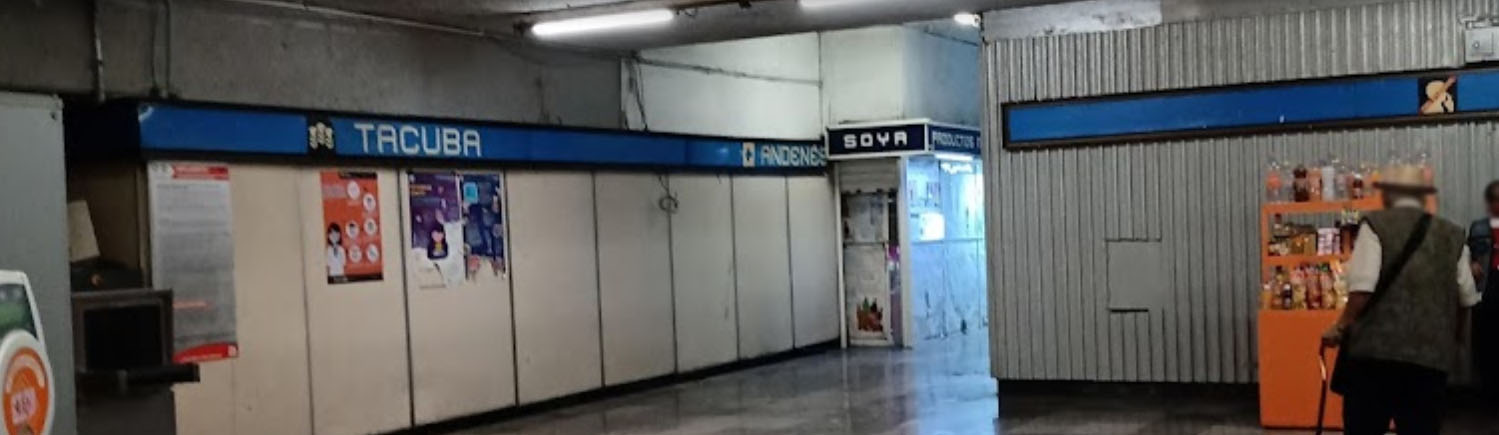 Metro Tacuba Estación De La Línea 2 Y 7 Del Metro CDMX